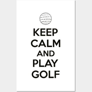 Keep calm golf 1 Posters and Art